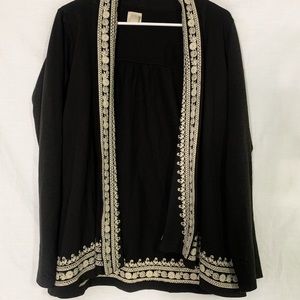 Lucky Brand Whitney Wrap in black size L